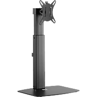 ACT AC8331 Gasveer Monitor bureausteun | 1 Scherm tot 32” | VESA | Kantelen - Zwenken - Roteren | Hoogte Verstelbaar | E...