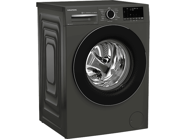 GRUNDIG GPWM 92644 MG A Enerji Sınıfı 9kg 1200 Devir Çamaşır Makinesi Koyu Gri