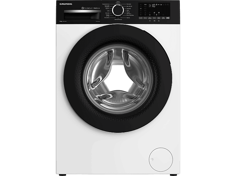 GRUNDIG GPWM 102643 A Enerji Sınıfı 10kg 1200 Devir Çamaşır Makinesi Beyaz