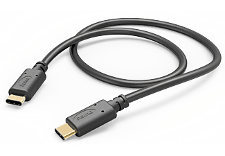 HAMA FIC E3 adatkábel USB 2.0  Type-C-Type-C  (480MBPS), 1,5 méter, fekete (201591)