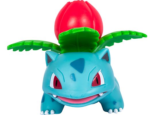 JAZWARES Figurine Pokémon Epic Battle - Herbizarre - Figurine de collection (Bleu/Vert/Rouge)