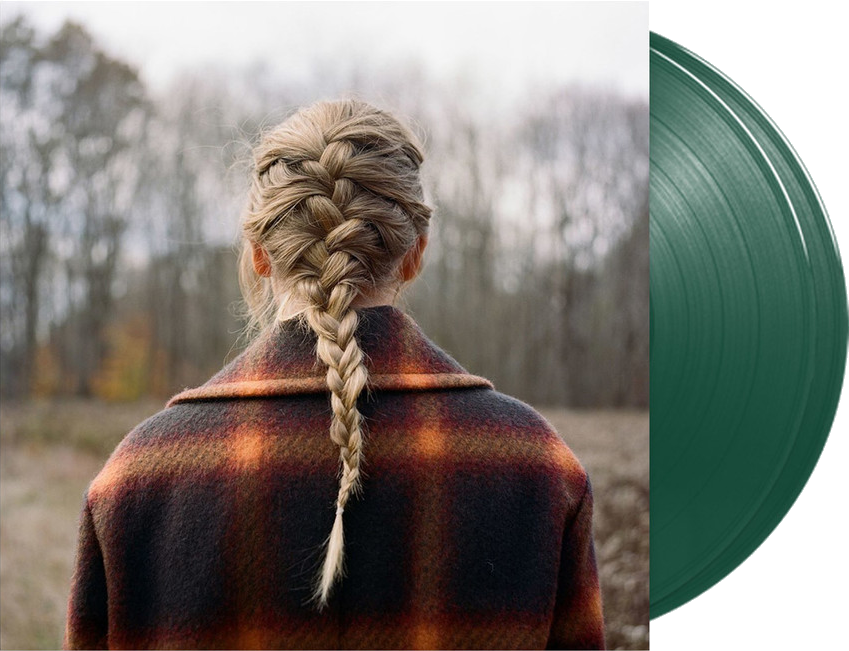 Taylor Swift - Evermore (Green Vinyl) (Vinyl LP (nagylemez))