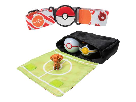JAZWARES Set Bandoliera Clip 'N' Go Pokémon - Vulpix - Set di cinture (Multicolore)