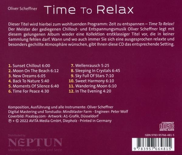 Oliver Scheffner - Time to relax  - (CD)