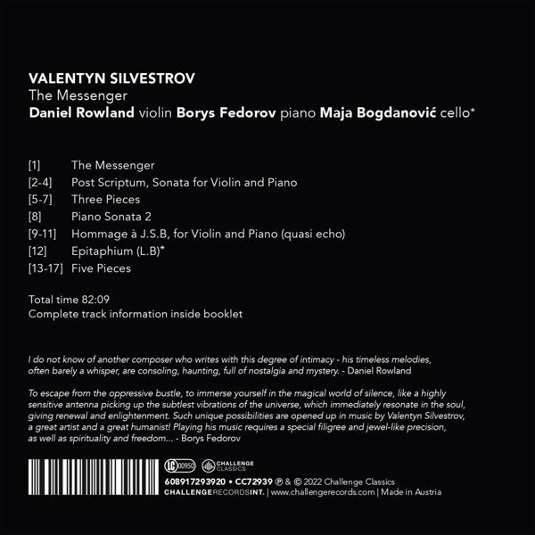 Rowland, Daniel| Fedorov, Borys - THE MESSENGER  - (CD)