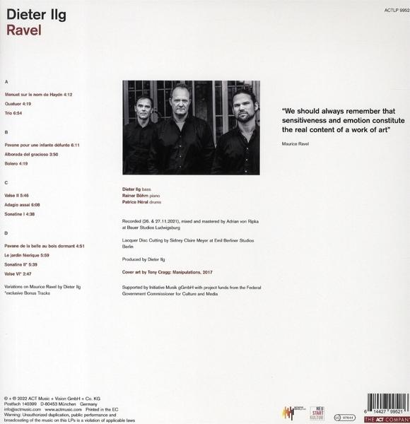 Dieter Trio Ilg - Ravel (Gatefold 180g Black 2LP)  - (LP + Download)