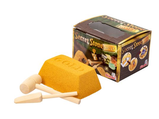 SIMBA Secret Stone Gold 2 - jouet pour les explorateurs (Multicolore)