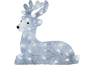 EMOS kültérre és beltérre, LED karácsonyi szarvas, 27 cm, 80 LED, hideg fehér (DCFC06) ()