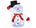 EMOS kültérre és beltérre, LED karácsonyi hóember kalappal, 36 cm, 40 LED, hideg fehér (DCFC18) ()