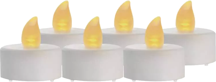 EMOS beltéri, LED dekoráció – 6x teamécses, fehér, CR2032, 6x1 LED, vintage (DCCV11)