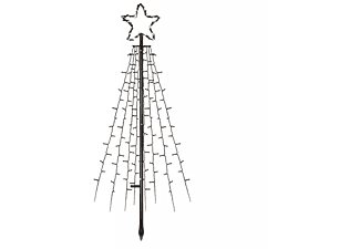 EMOS kültéri és beltéri, LED karácsonyfa, fém, 180 cm, 180 LED, hideg fehér (DCTC02) ()