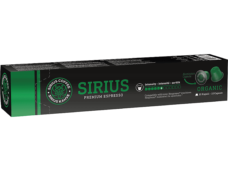 SIRIUS Premium 8 Organic Nespresso Uyumlu Kapsül Kahve_1