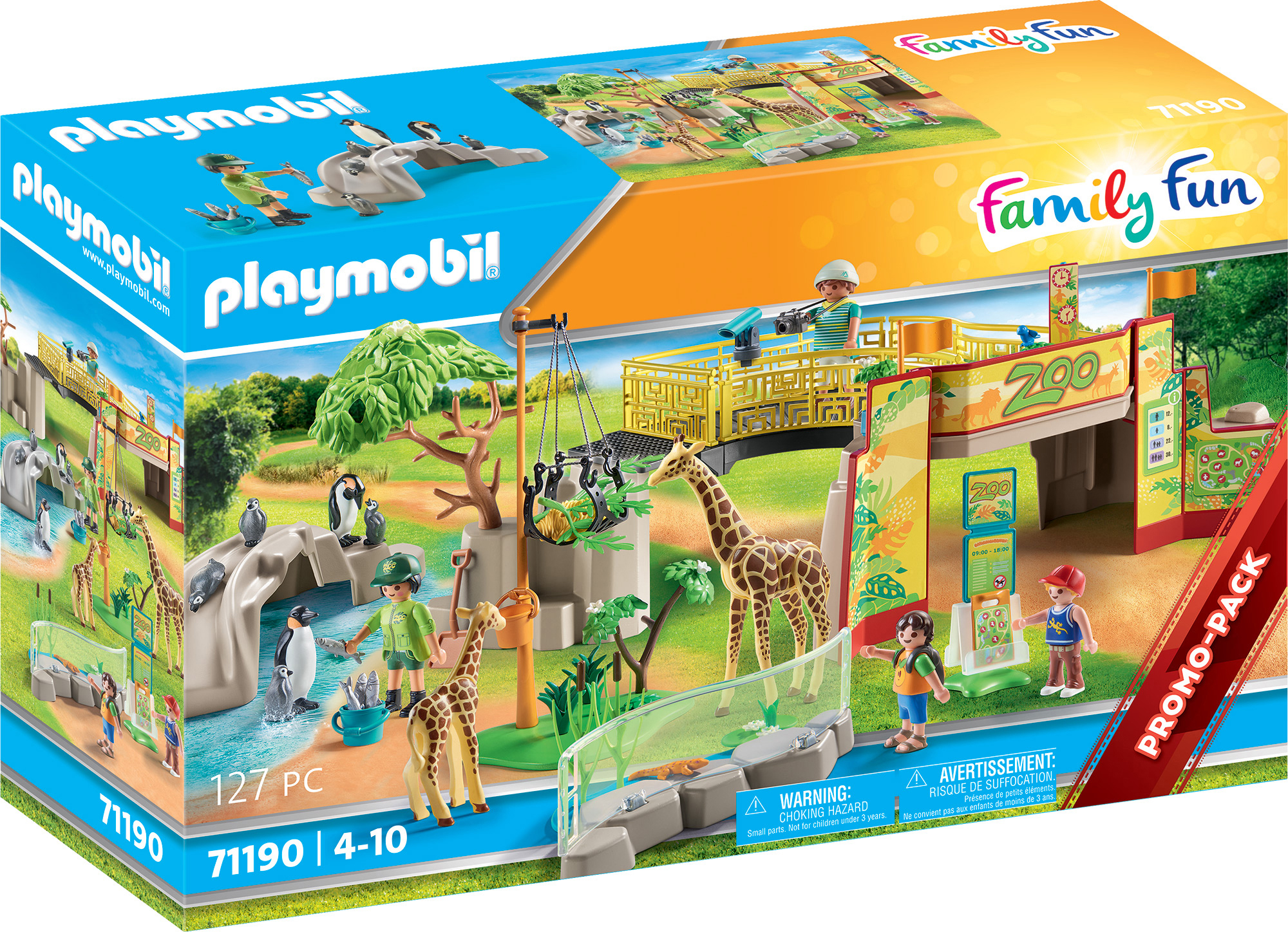 PLAYMOBIL 71190 Erlebnis-Zoo Spielset, Mehrfarbig