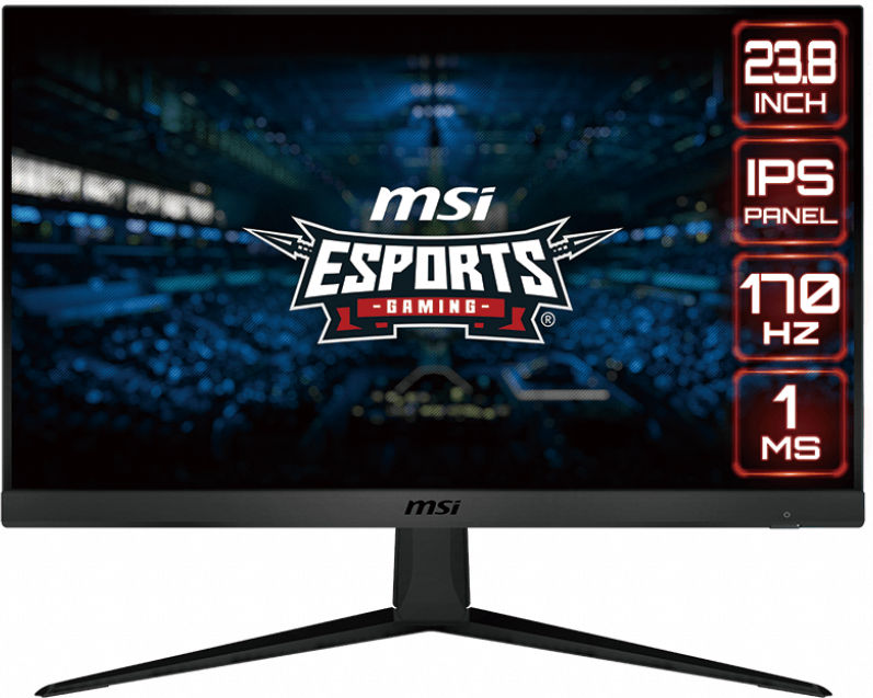 MSI G2412 | 23.8 inch - 1920 x 1080 (Full HD) - 1 ms - 170 Hz