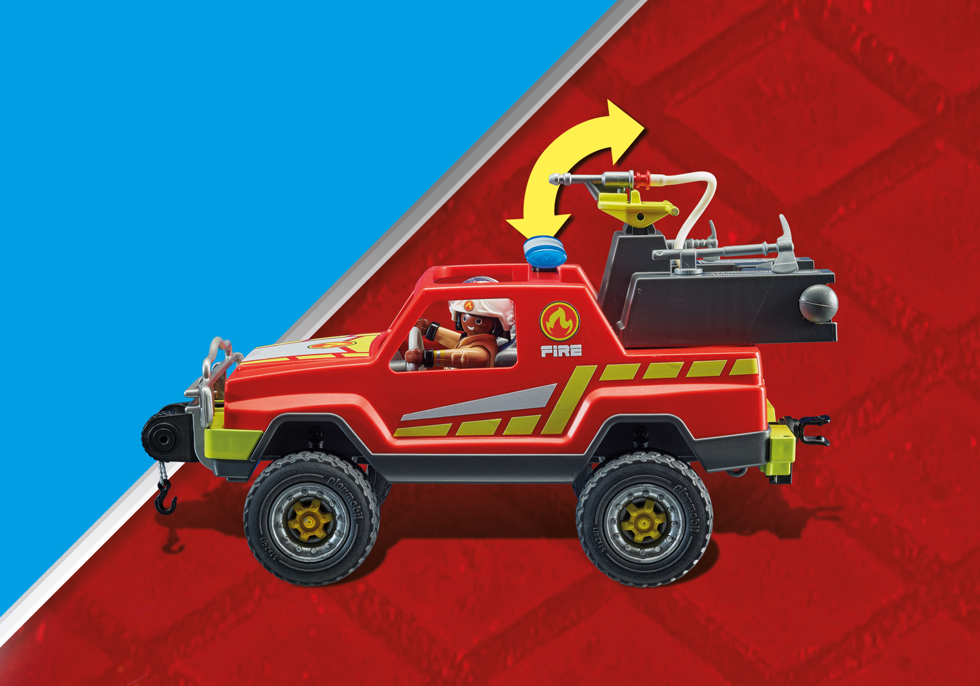PLAYMOBIL 71194 Feuerwehr-Löschtruck Spielset, Mehrfarbig