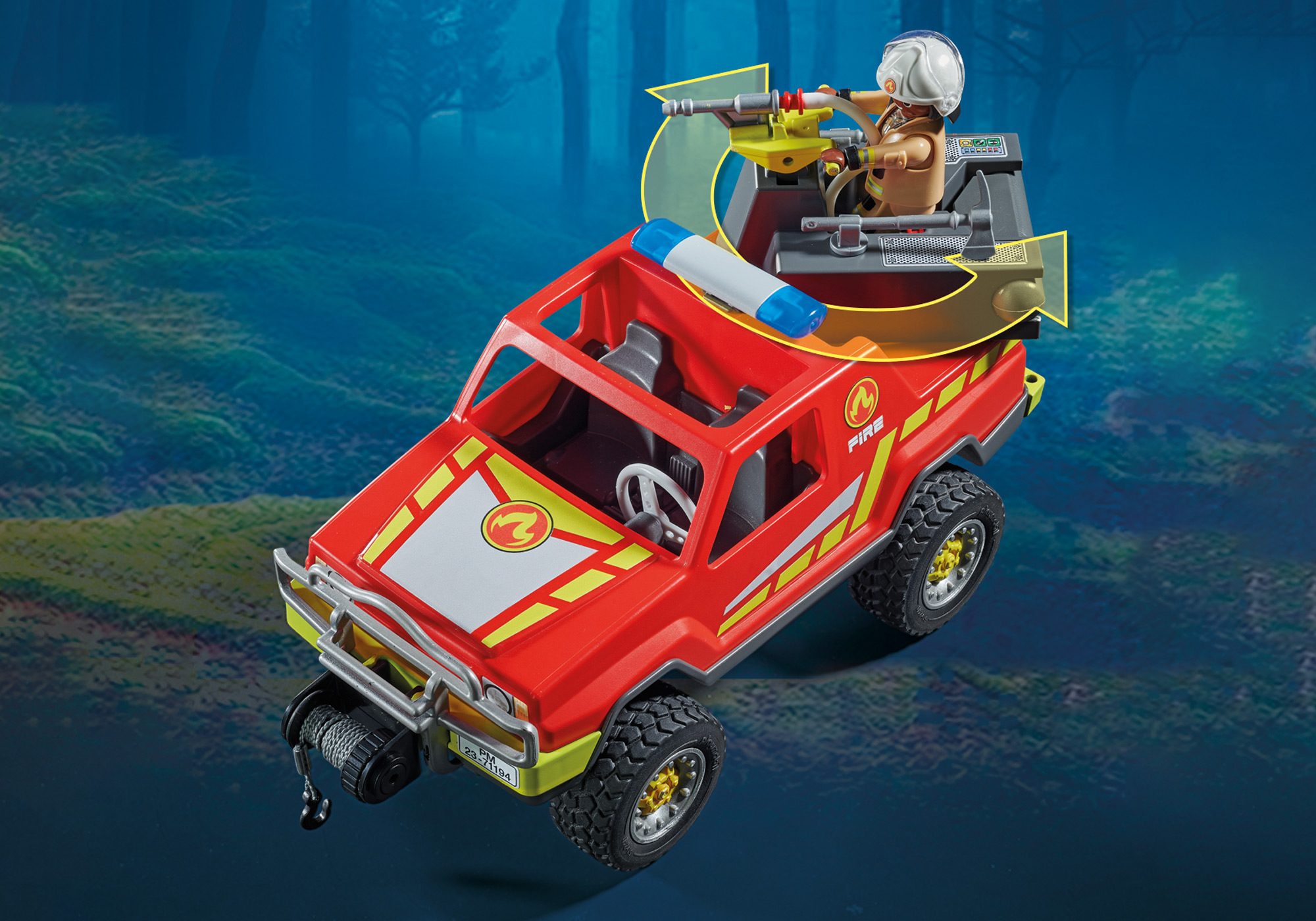PLAYMOBIL 71194 Feuerwehr-Löschtruck Spielset, Mehrfarbig