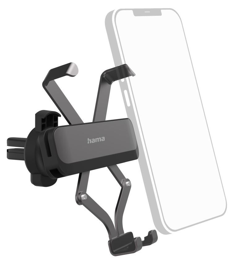 HAMA Gravity FIC E3 univerzális autós mobiltartó, fekete (201511)