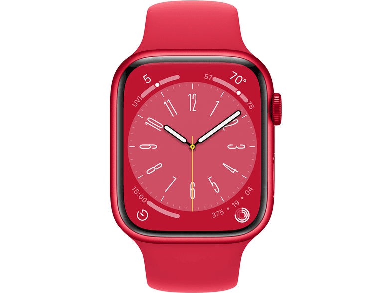 APPLE Watch S8 GPS 45mm PRODUCT RED alum niumtok piros