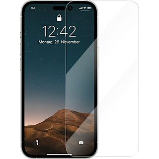 WOODCESSORIES Premium Glass 2.5D - Verre de protection de l'écran (Convient pour le modèle: Apple iPhone 14 Pro Max)