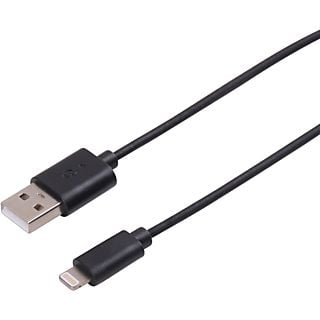 ISY IZB-531 USB-naar-Lightning-kabel 1 Meter Zwart