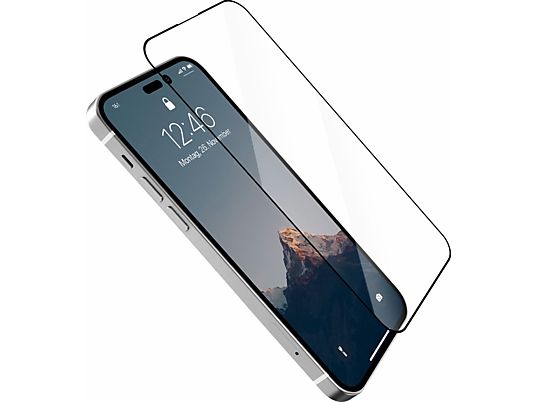 WOODCESSORIES Premium Glass 3D - Verre de protection de l'écran (Convient pour le modèle: Apple iPhone 14 Pro)