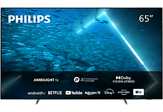 PHILIPS OLED707 65'' OLED 4K UHD Android-TV med Ambilight (65OLED707/12)