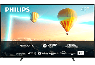 PHILIPS PUS8007 43'' LED 4K UHD Android-TV med Ambilight (43PUS8007/12)