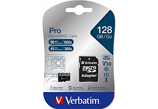 VERBATIM 128GB Pro Adaptörlü MiroSD Hafıza Kartı_3