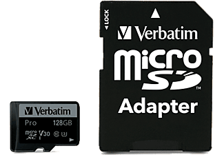 VERBATIM 128GB Pro Adaptörlü MiroSD Hafıza Kartı
