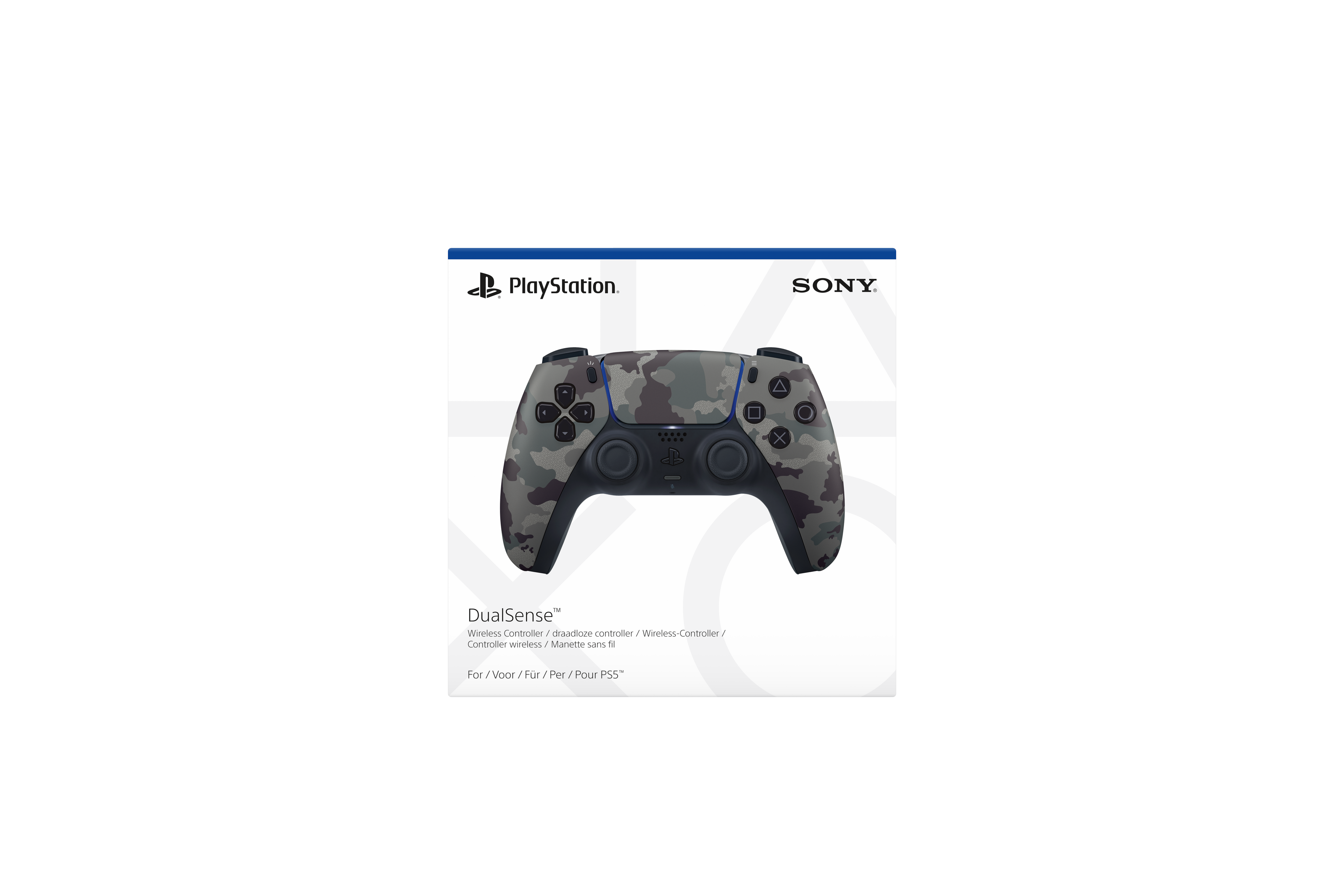 MAC, PlayStation 5, iOS für Camouflage Wireless-Controller Grey SONY DualSense® Android,
