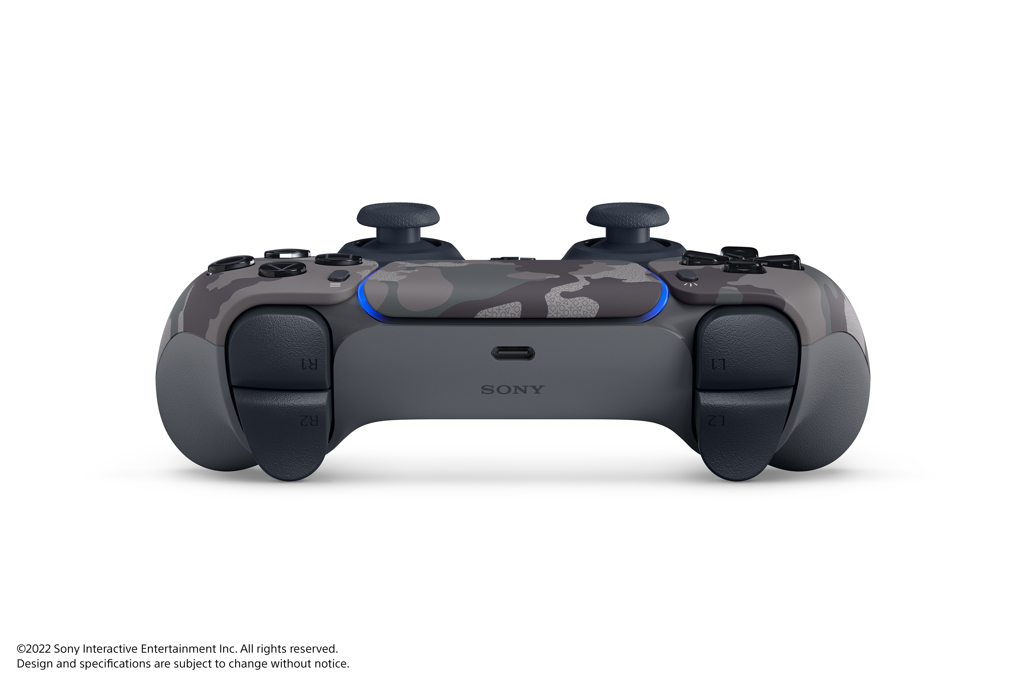 PlayStation Android, 5, DualSense® Camouflage SONY iOS Wireless-Controller MAC, für Grey