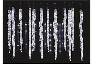 EMOS kültéri és beltéri, LED karácsonyi girland – jégcsapok, 12 db, 3,6 m, 160 LED, hideg fehér (DCPC07) ()