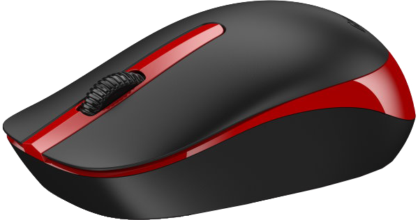GENIUS NX-7007 vezeték nélküli optikai egér, 2,4GHz, fekete-piros (31030026401)