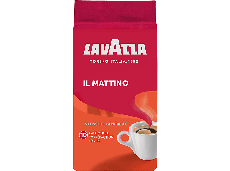 Café molido  Lavazza Il Mattino, Molido, Intenso, 250 g