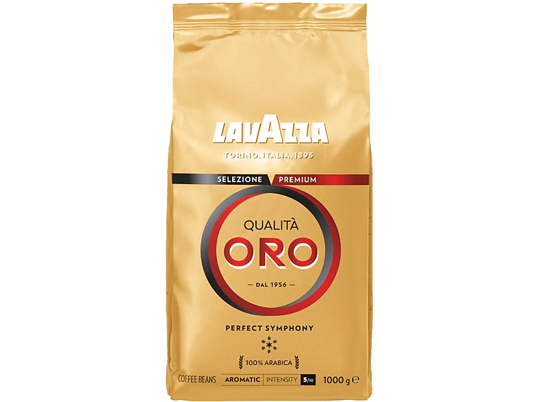 Lavazza Qualità Oro - Mezcla de café en grano entero, tostado medio, bolsa  de 2.2 libras (paquete de 6), tostado medio de cuerpo completo con sabor