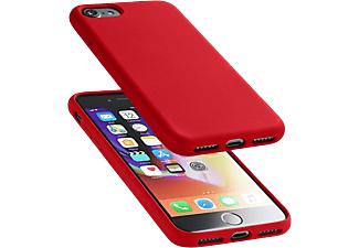 Funda - CellularLine SENSATIONIPH747R, Para Apple iPhone 6 / 7 y 8, Silicona, Rojo