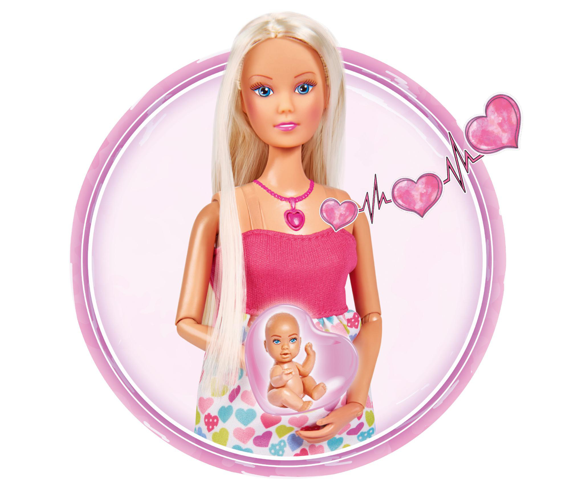Babyglück Mehrfarbig SIMBA Love Steffi TOYS Spielzeugpuppe