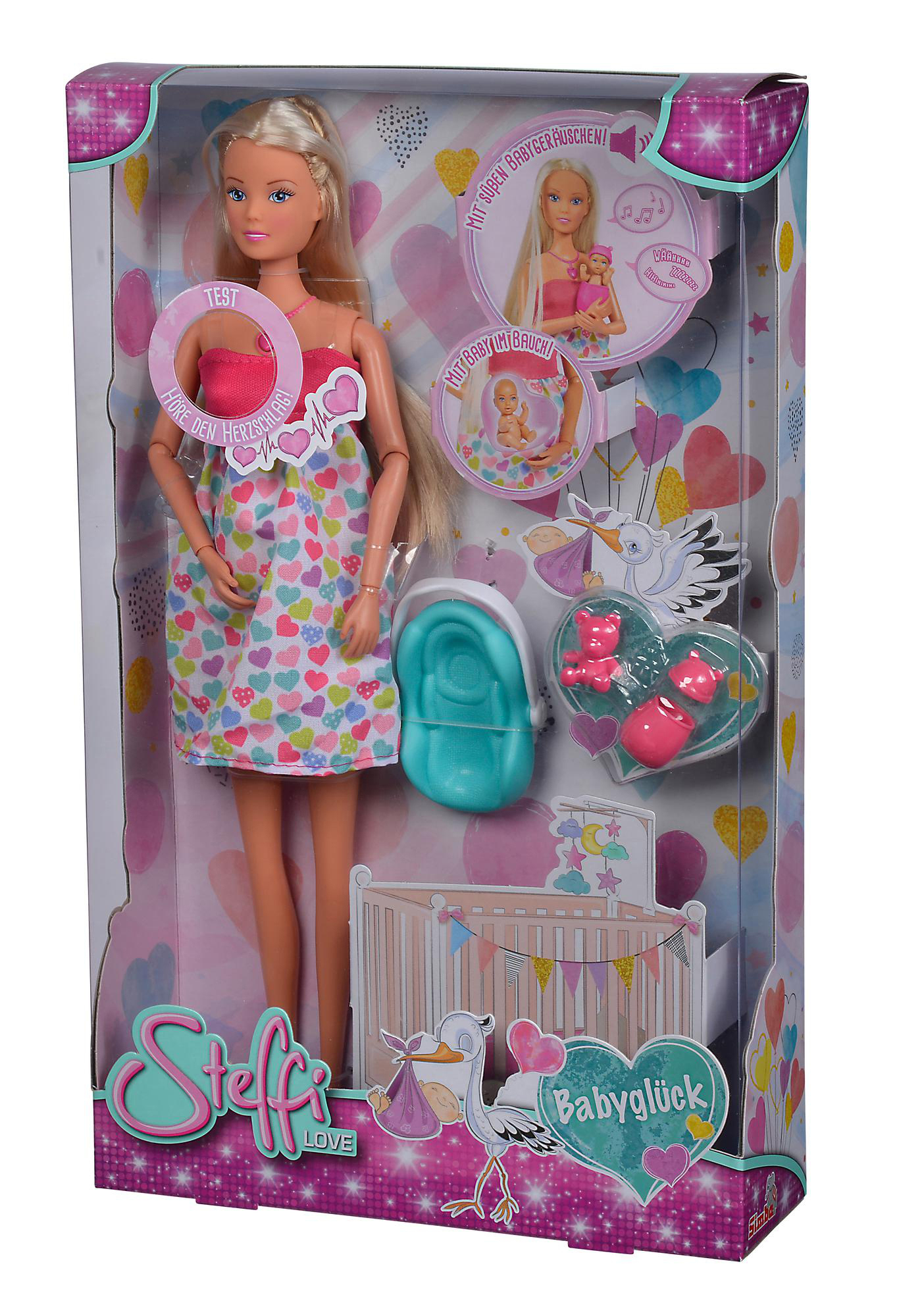 SIMBA TOYS Steffi Spielzeugpuppe Love Babyglück Mehrfarbig