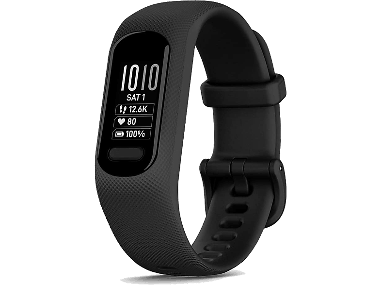 Garmin Vívosmart 5, Pantalla OLED, Bluetooth, Frecuencia cardíaca, Talla S/M, Negro