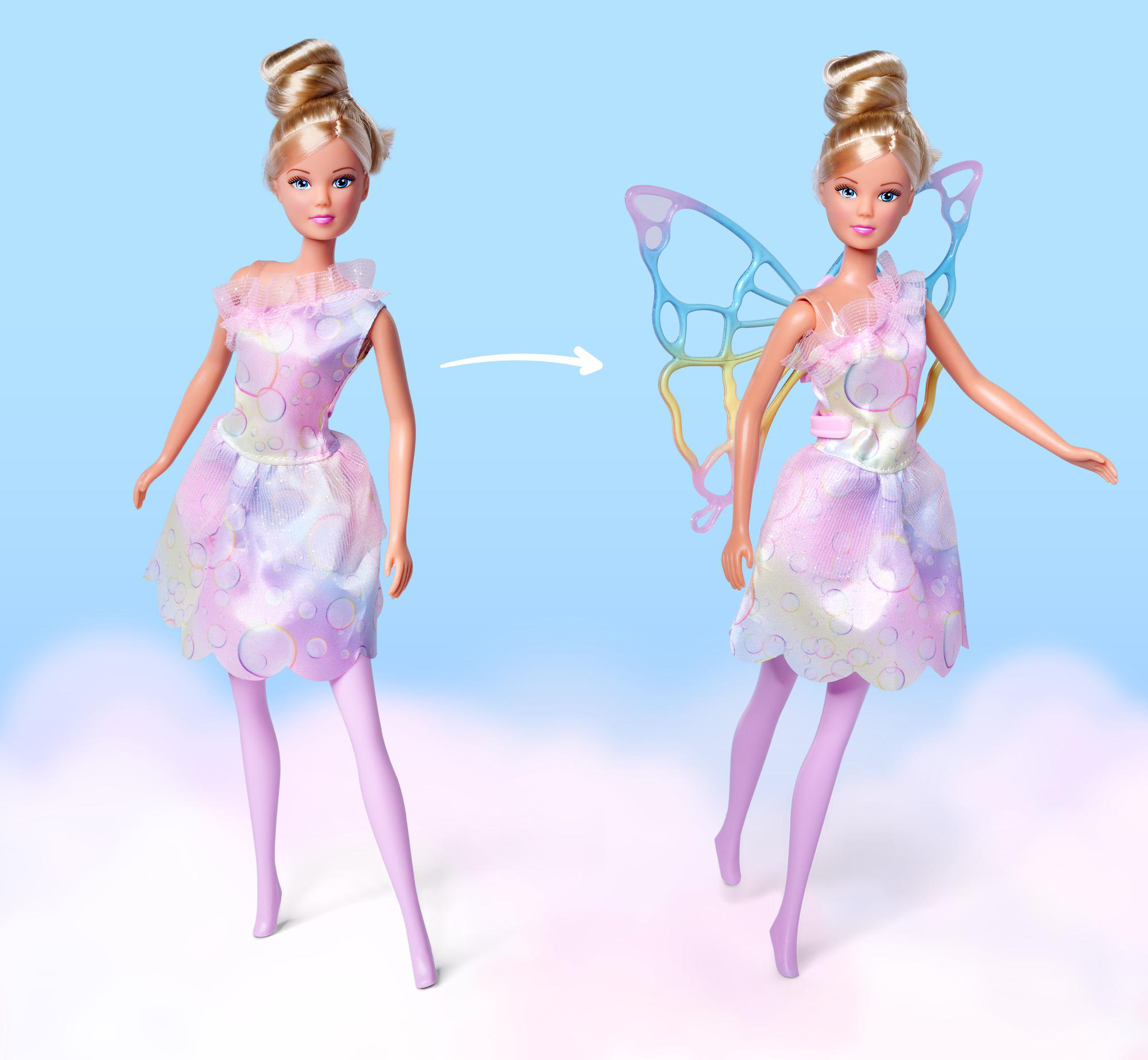 SIMBA TOYS Steff Love Fairy Spielzeugpuppe Bubble Mehrfarbig