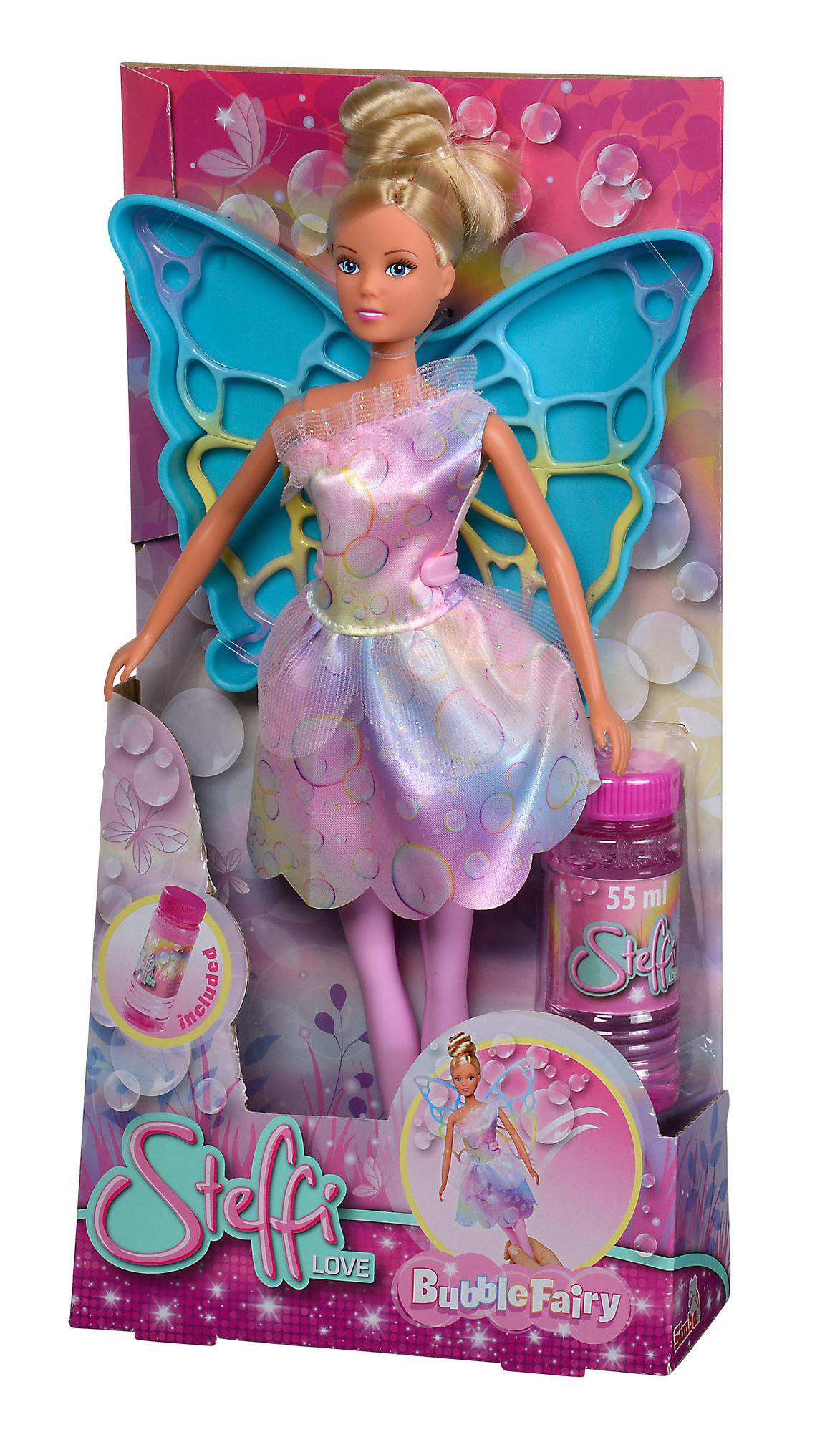 Steff Bubble Love SIMBA Mehrfarbig Fairy TOYS Spielzeugpuppe