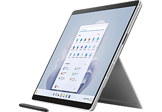 MICROSOFT Surface Pro 9 , 2-in-1 Tablet mit 13 Zoll Display, Intel® Core™ i7 Prozessor, 16 GB RAM, 256 GB SSD, Intel® Iris® Xe-Grafik , Platin