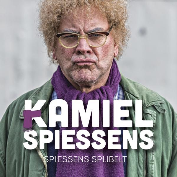 Kamiel Spiessens portret, oudere man met bril en een paarse sjaal.