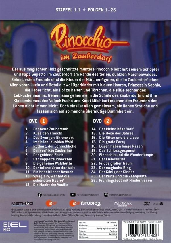 Pinocchio: Im Zauberdorf - Staffelbox 1.1 DVD