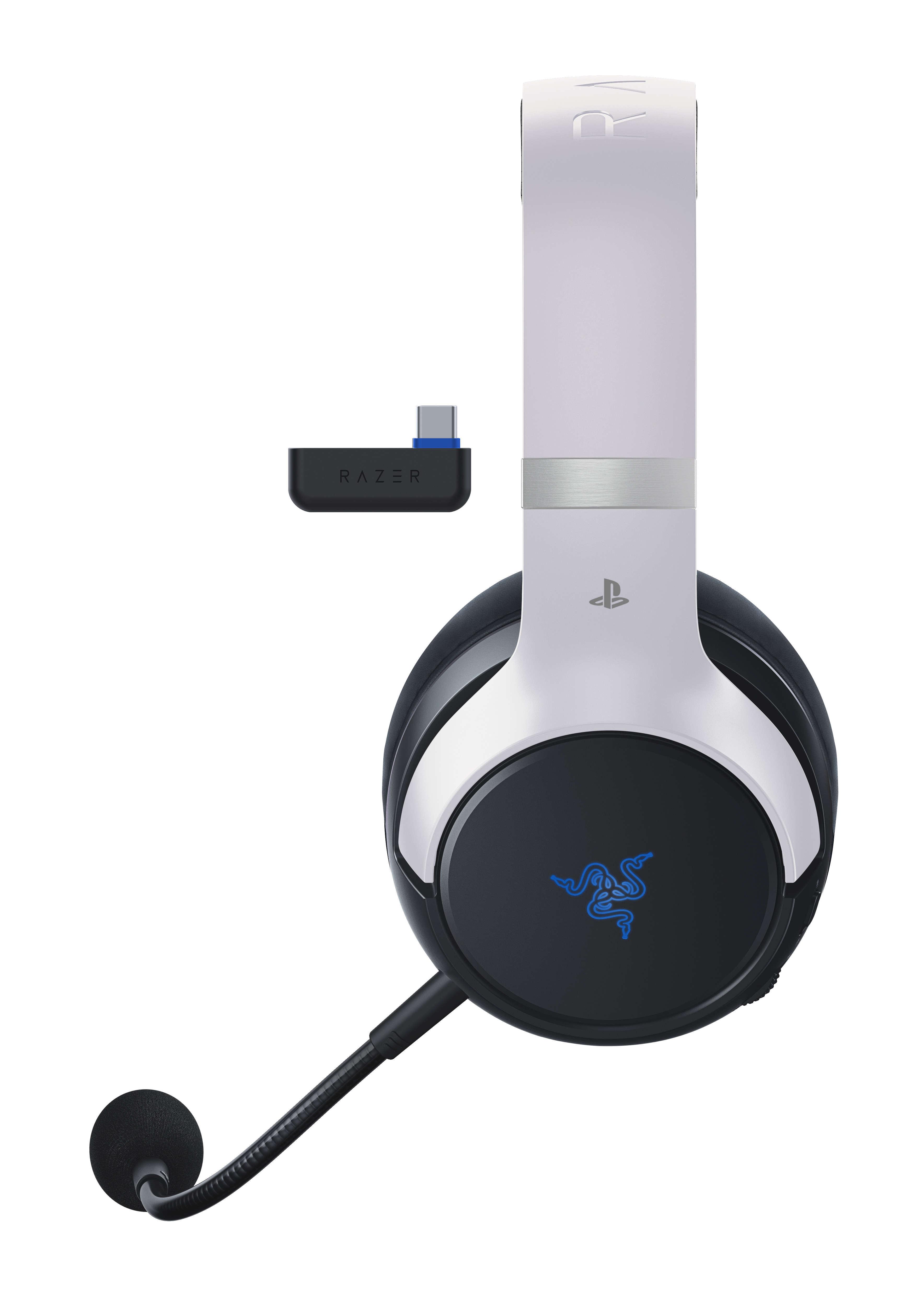 RAZER Kaira Pro PlayStation 5, für Over-ear Weiß Gaming HyperSpeed Headset
