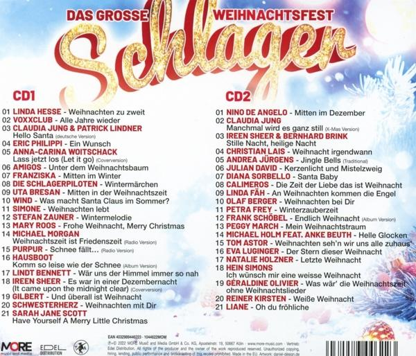 VARIOUS - Das Grosse Schlager Weihnachtsfest  - (CD)
