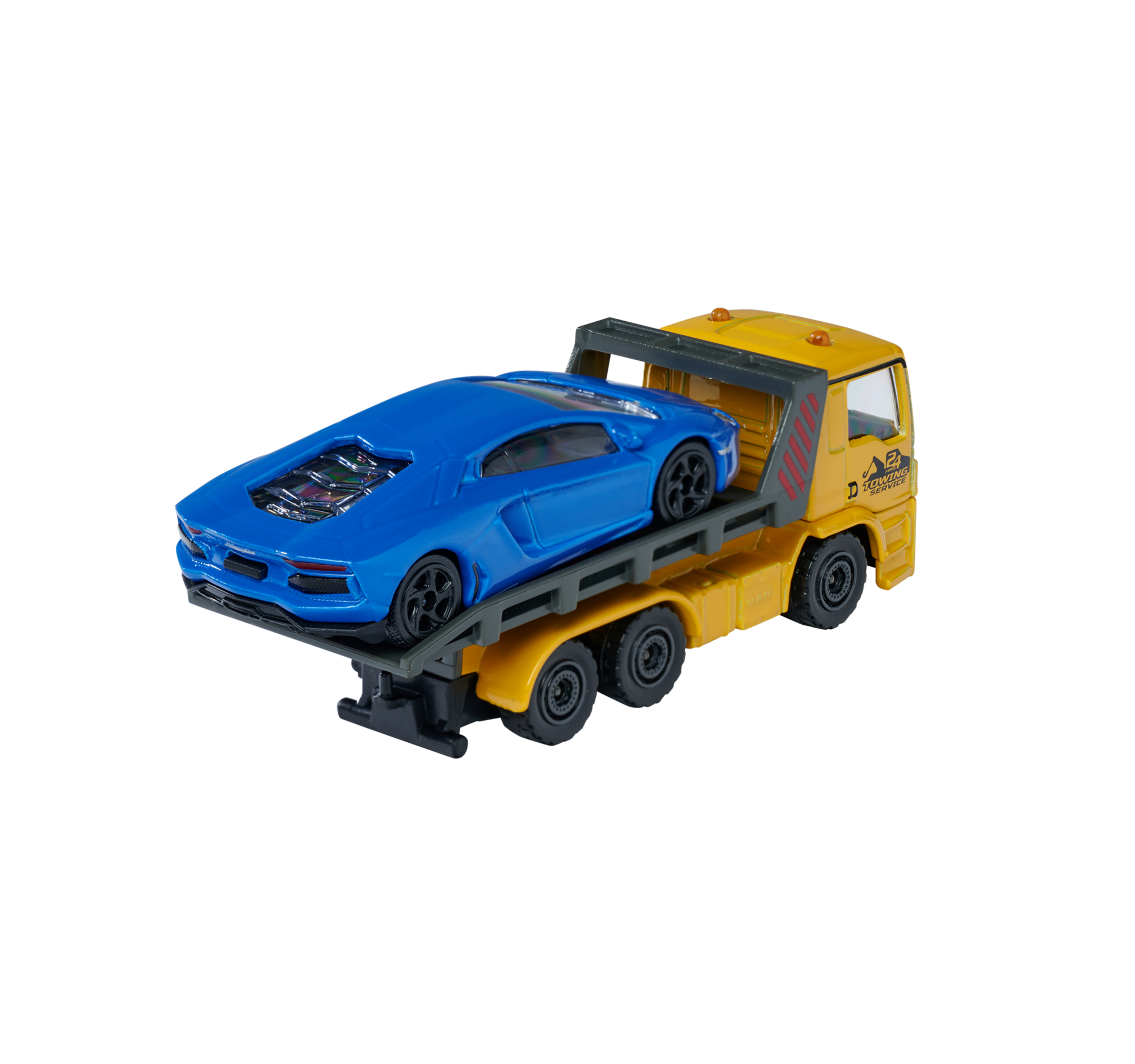 Mehrfarbig Lamborghini Truck MAN w. MAJORETTE TGS Spielzeugauto Tow blue