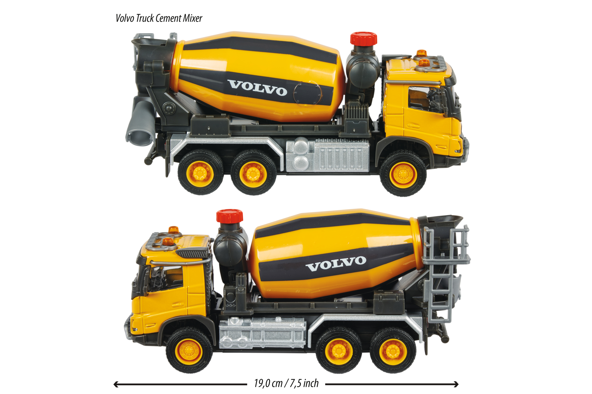 MAJORETTE Volvo Truck Cement Mixer Spielzeugauto Mehrfarbig