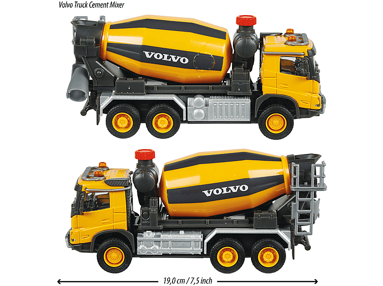 Thumbnail - MAJORETTE Volvo Truck Cement Mixer Spielzeugauto