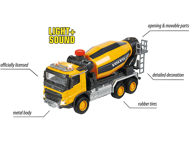 Thumbnail - MAJORETTE Volvo Truck Cement Mixer Spielzeugauto
